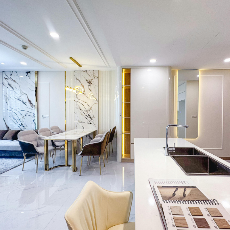 “Luxury marble decor item enhancing elegance in living room interiors”