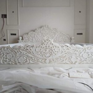 Luxury Marble Bed for Master Bedroom