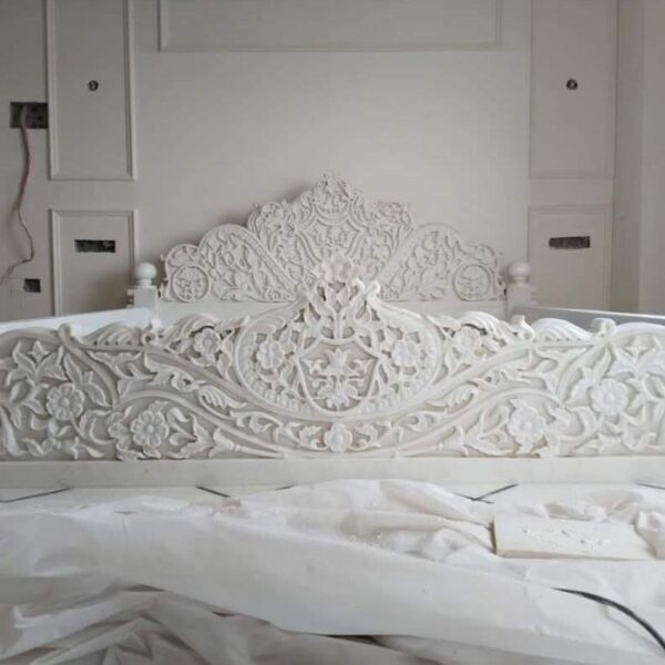 Luxury Marble Bed for Master Bedroom
