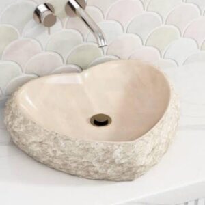 Customized Designer Handmade Marble Washbasin for Premium Bathroom
