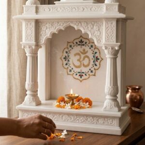 white marble temple hand carved makrana marble temple with pillars for home