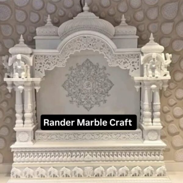 v Indoor White Marble Temple for Home
