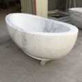 designer marble bathtub for hotel villa bathroom interior